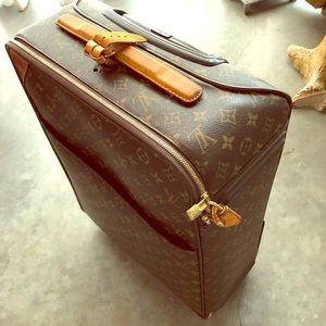 Louis Vuitton small, plane-size suitcase
